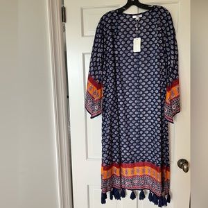 Printed coverup kimono NWT
